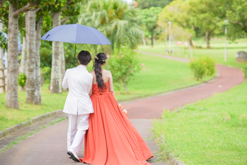 相合傘のふたり