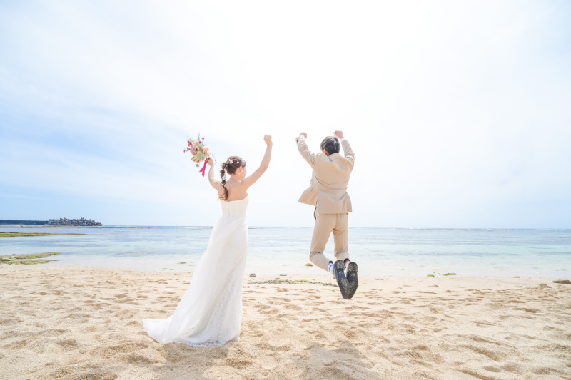 元気いっぱいのジャンプ撮影