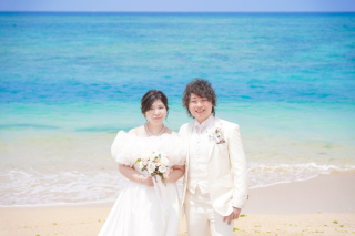 ラブラブなお二人といく、ビーチとアメリカンビレッジ