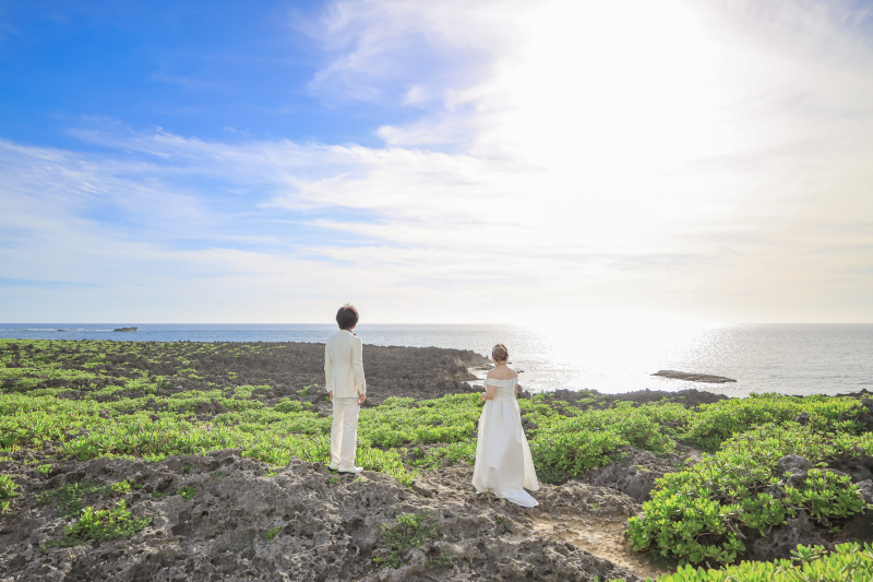 穏やかな海を眺めるひととき