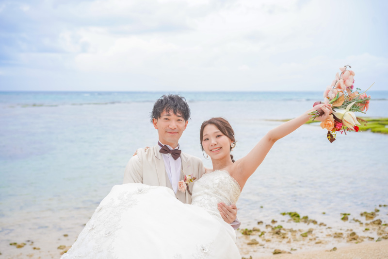 最後は笑顔のお姫様抱っこ♡