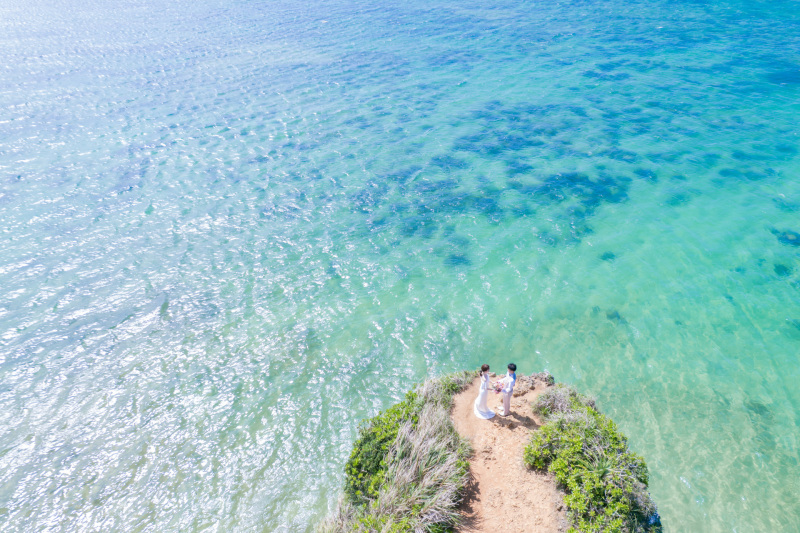ドローンで残した沖縄の海