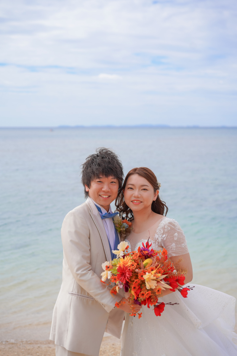 海と一緒に、自然な笑顔