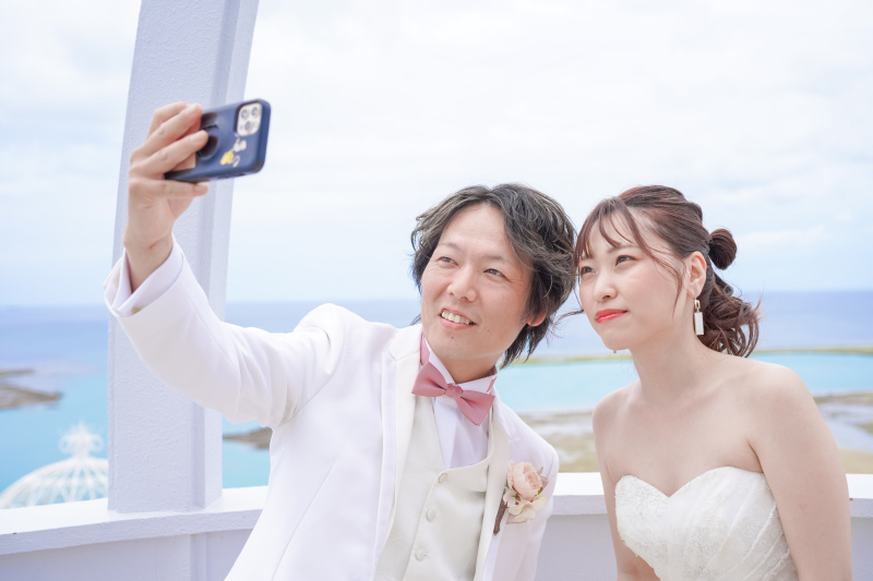 屋上から未来へ、セルフィーショット