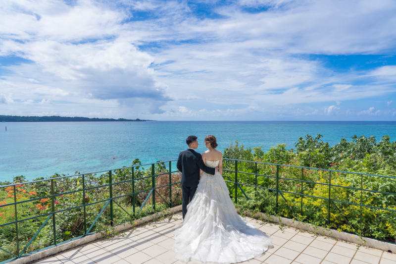 綺麗な風景に素敵なお二人
