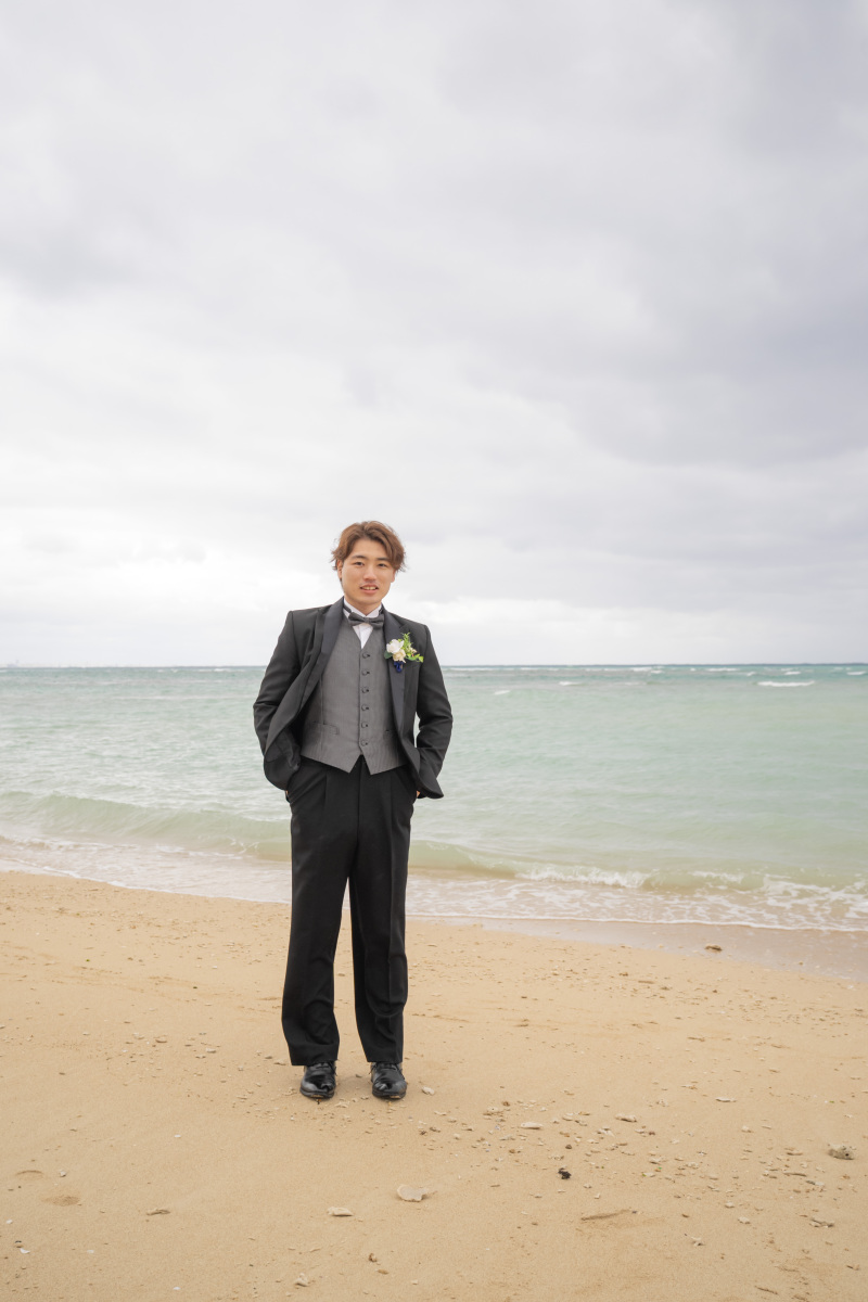 新郎ソロショット