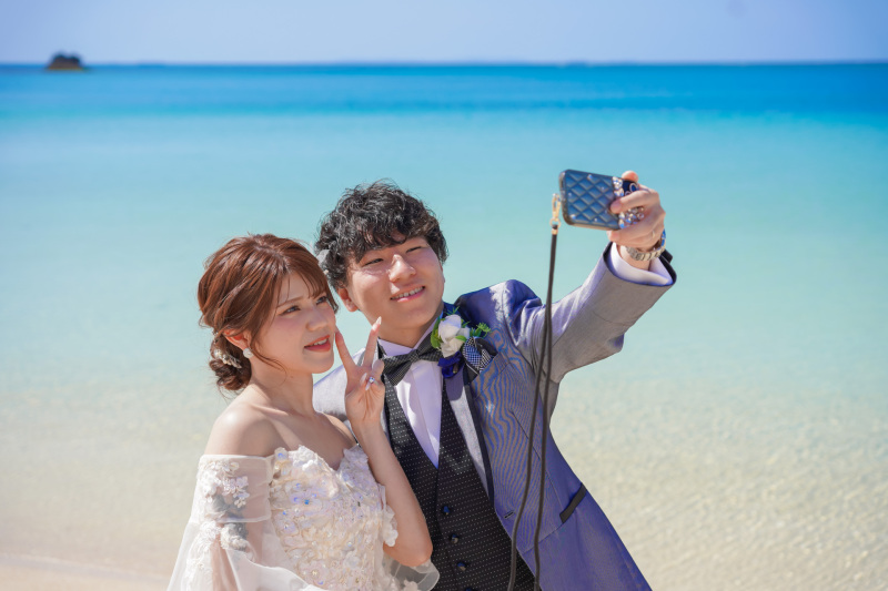 ふたりらしい笑顔の瞬間