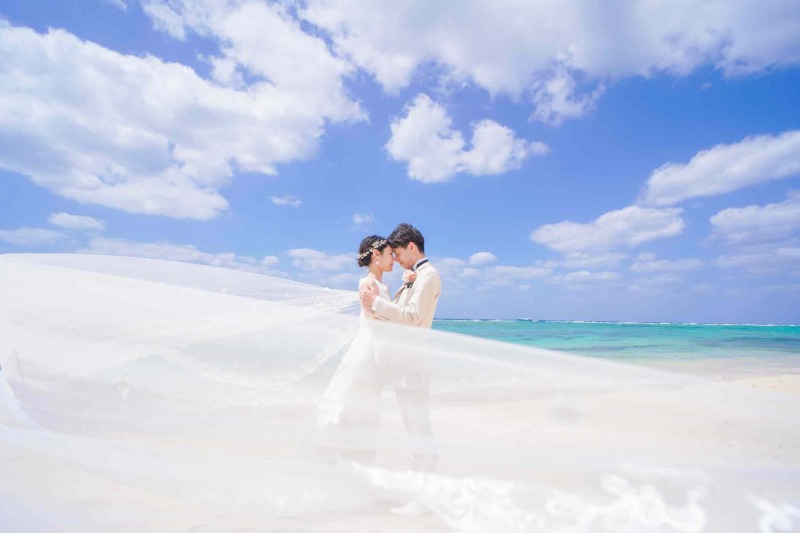 天然ビーチでの撮影スタート♪