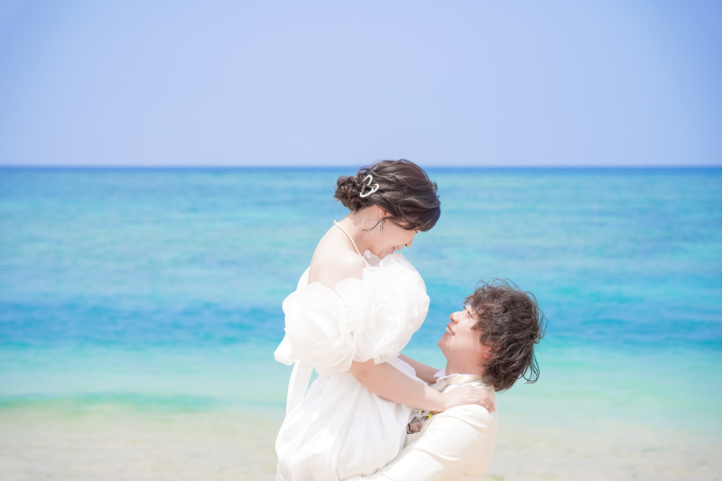 お姫様を抱っこ、成功です♡