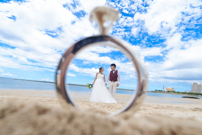 指輪の窓から覗くふたり