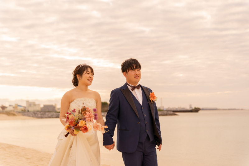 やさしい空に包まれたサンセットショット