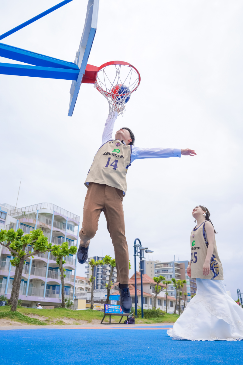 クライマックスは新郎さんのナイスショット!