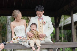 ビーチと緑での撮影プラン