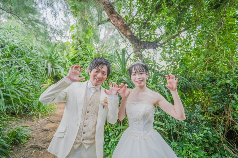 シーサーポーズ