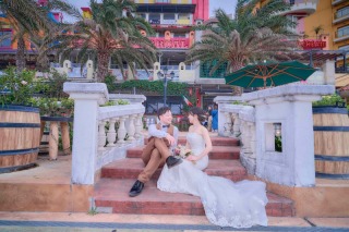 オシャレにカジュアルフォトウェディング撮影