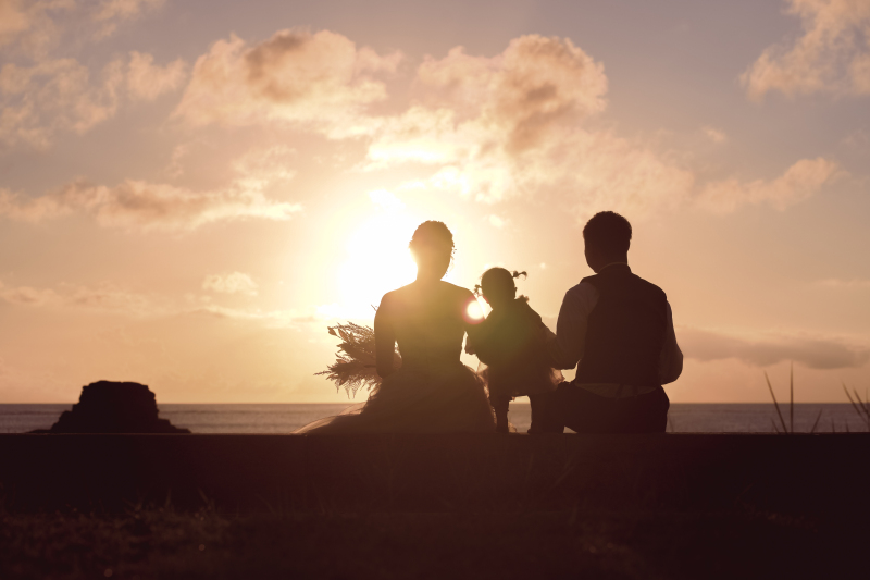 南国リゾートらしくサンセットも♪
