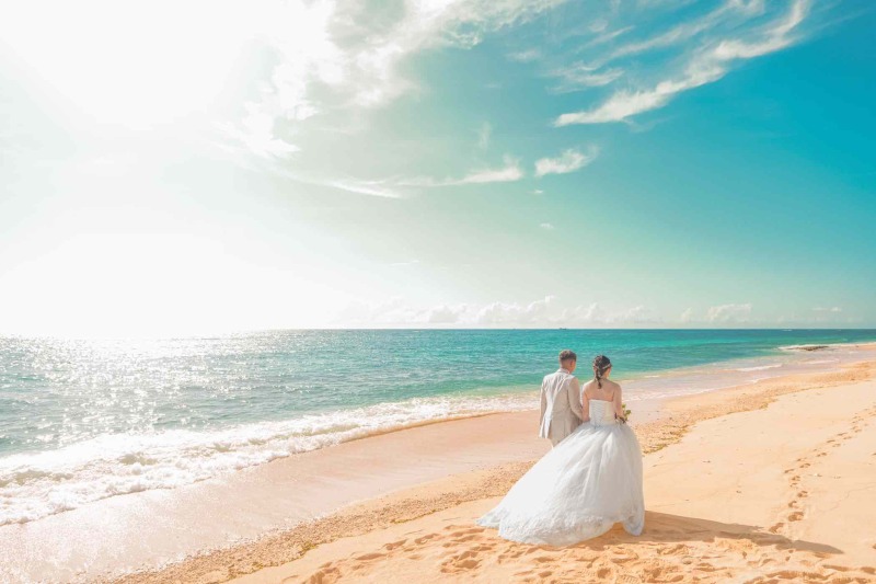 お二人だけになれる撮影エリアをご提案。