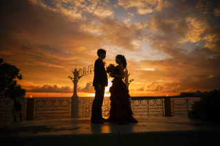 Walz Wedding_サンセット撮影