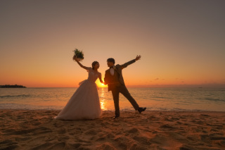 Walz Wedding_サンセット撮影