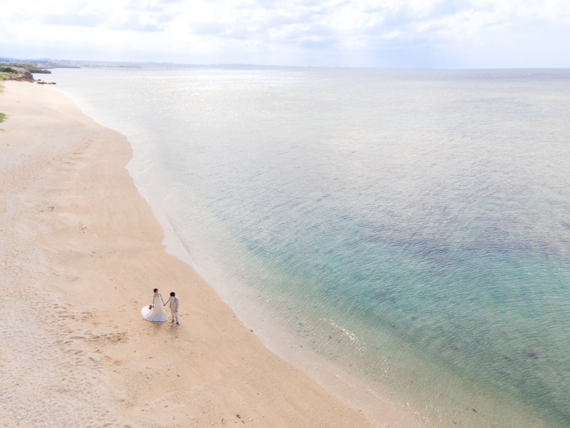 【★12月~2月限定★】お好きなロケ地3ヶ所&ドレス2着での撮影プラン♪♪ドローン&サンセット撮影プレゼント中♪