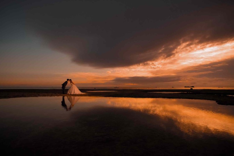 【ビーチサンセット撮影プラン】ロケ地2ヶ所でサンセットも取れるお得プラン♪ムービー&ドローン撮影込み♪