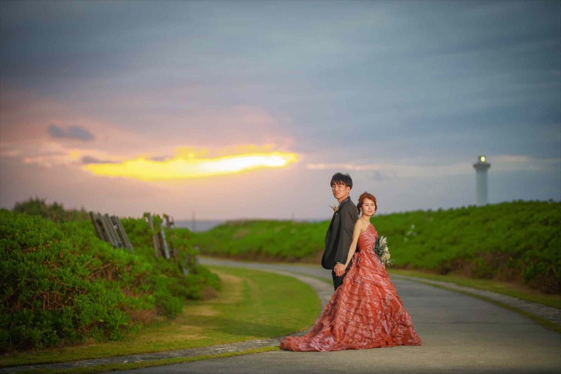 【人気No,1】ロケ地2ヶ所でドレス2着撮影プラン♪ドローン動画付き!!今ならヘアチェンジサービス中♪