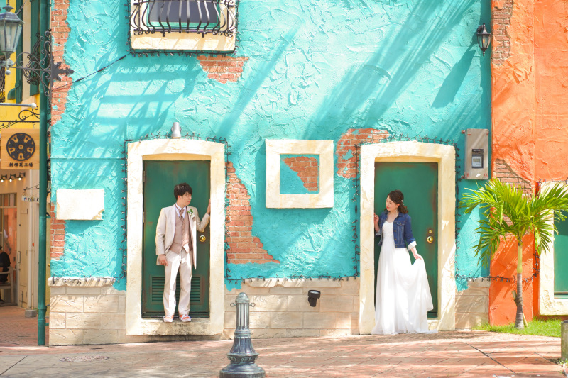 【期間限定!!KARAFURU(カラフル)プラン】人気のアメヴィレッジとビーチでの撮影プラン!60秒ドローン動画付き♪