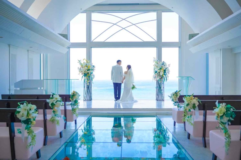 【「春」限定】チャペル&その他好きなロケ地2ヶ所撮影¥142,000♪♪ムービー&ドローン&サンセットサービス中