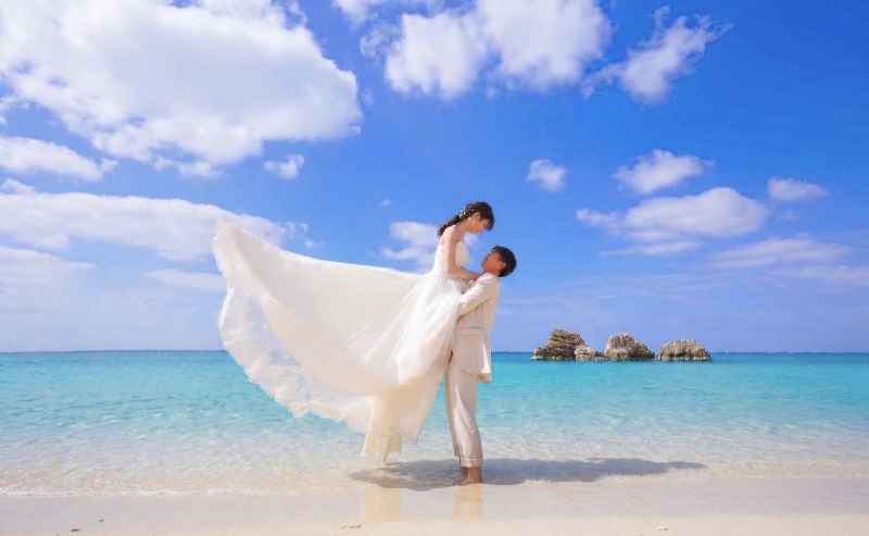 【7月〜８月限定】ロケ地１ヶ所ウォーターインプラン♪♪ビーチ撮影はもちろんグリーンでも撮影OK♪♪（&yen;56,000）