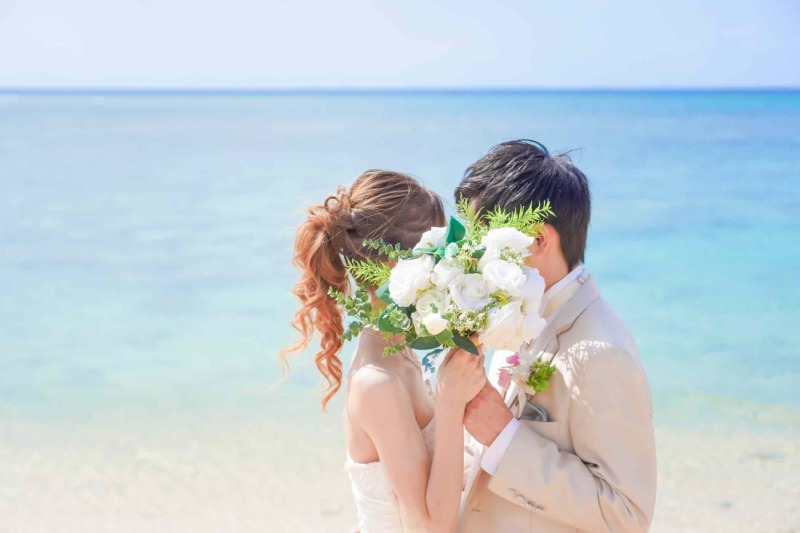 【お年玉キャンペーン】★チャペル&テラス&ビーチ&yen;98,000★セレモニー撮影サービス♪♪※2026年撮影の方限定