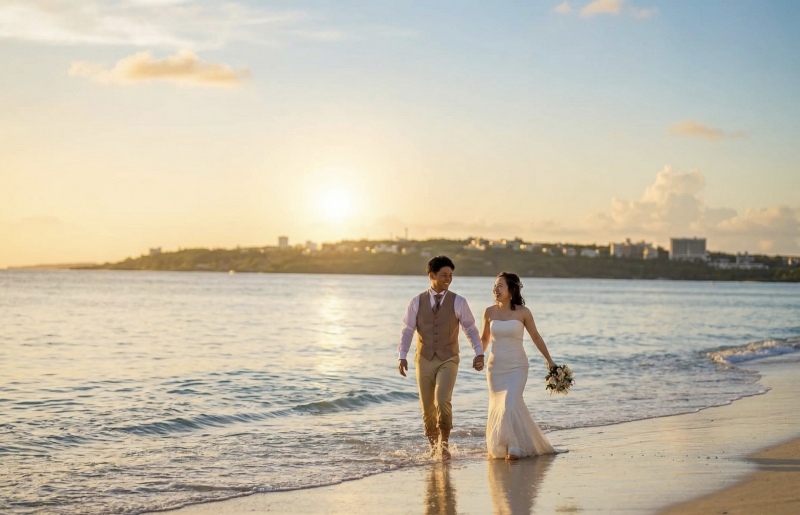 【7月〜８月限定】ドレス２着&ロケ地２ヶ所撮影プラン♪♪サンセットウォーターインプレゼント（&yen;108,000）