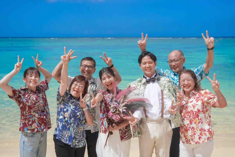 【8月限定】シッターオプションコミコミ〜ファミリーフォトプラン♪ビーチ1ヶ所撮影でシッター付きの安心プラン♪