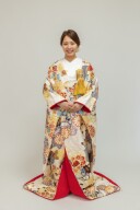 色打掛４０《春風花てまり(クリーム)》