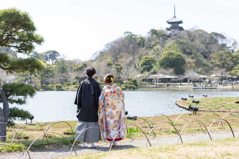 【三渓園】和装ロケーション撮影