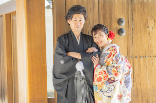 【三渓園】和装ロケーション撮影