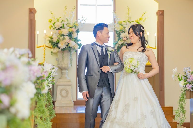 【チャペル】洋装ロケーション撮影