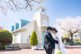 【チャペル】洋装ロケーション撮影