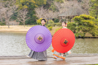 【三渓園】和装ロケーション撮影
