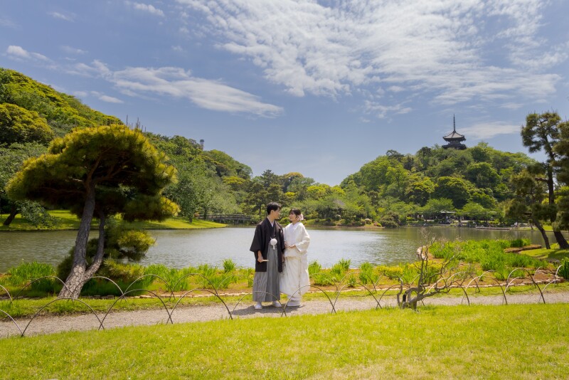 【三渓園】和装ロケーション撮影