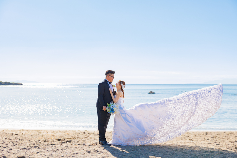 【葉山海岸】洋装ロケーション撮影