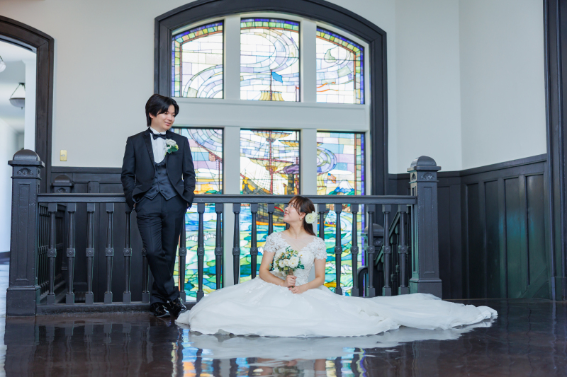 【開港記念会館】洋装ロケーション撮影