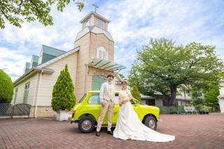 【チャペル】洋装ロケーション撮影