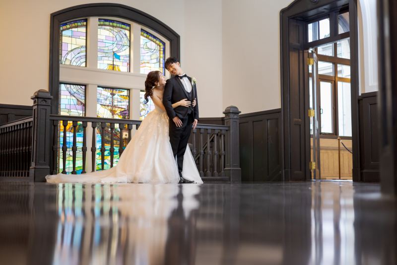 【開港記念会館】洋装ロケーション撮影