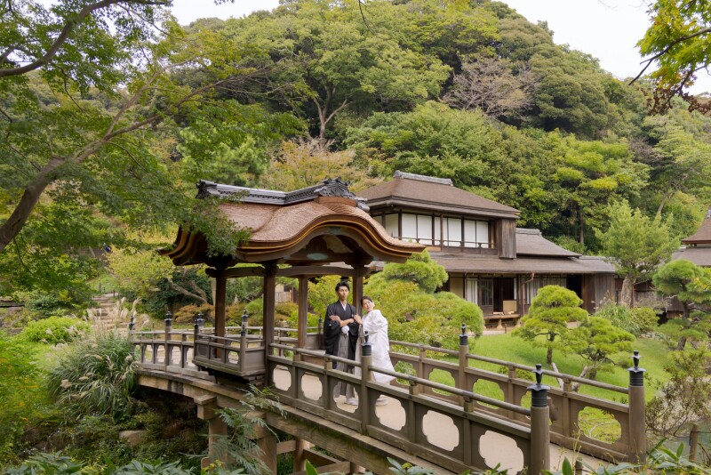 【三渓園】和装ロケーション撮影