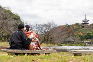 【三渓園】和装ロケーション撮影