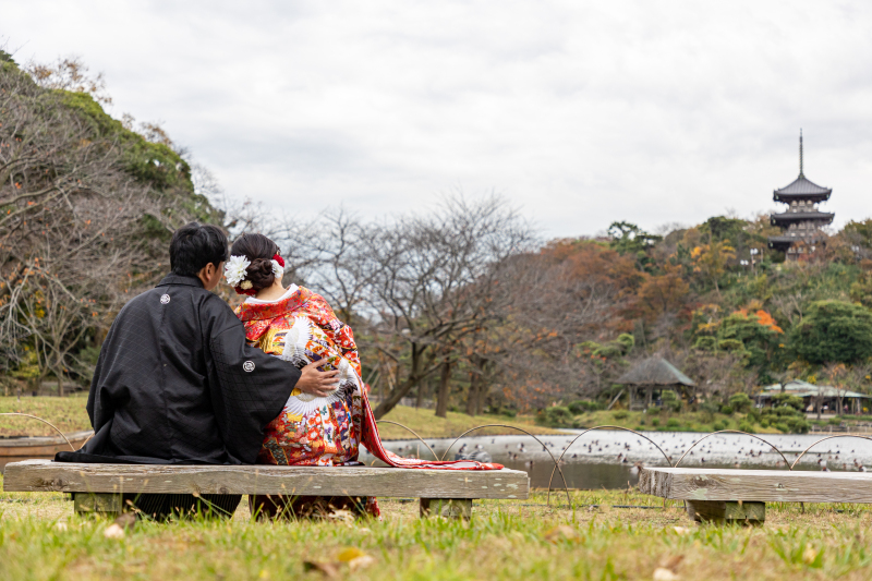 【三渓園】和装ロケーション撮影