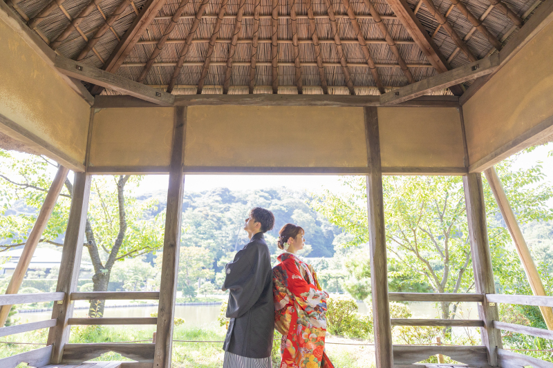 【三渓園】和装ロケーション撮影