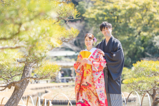 【三渓園】和装ロケーション撮影