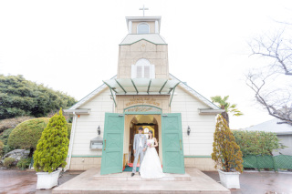 【チャペル】洋装ロケーション撮影