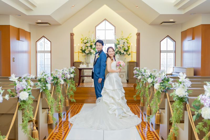 【チャペル】洋装ロケーション撮影